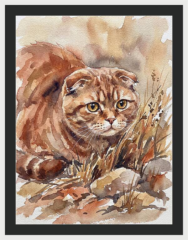 Scottish Fold In Nature
