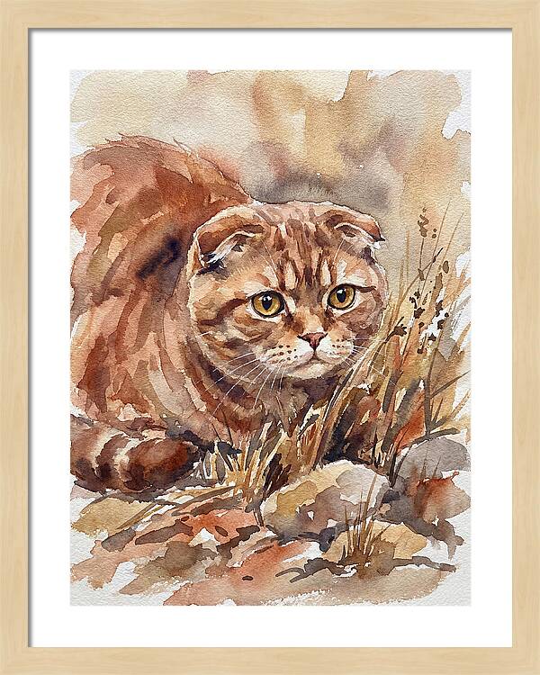 Scottish Fold In Nature