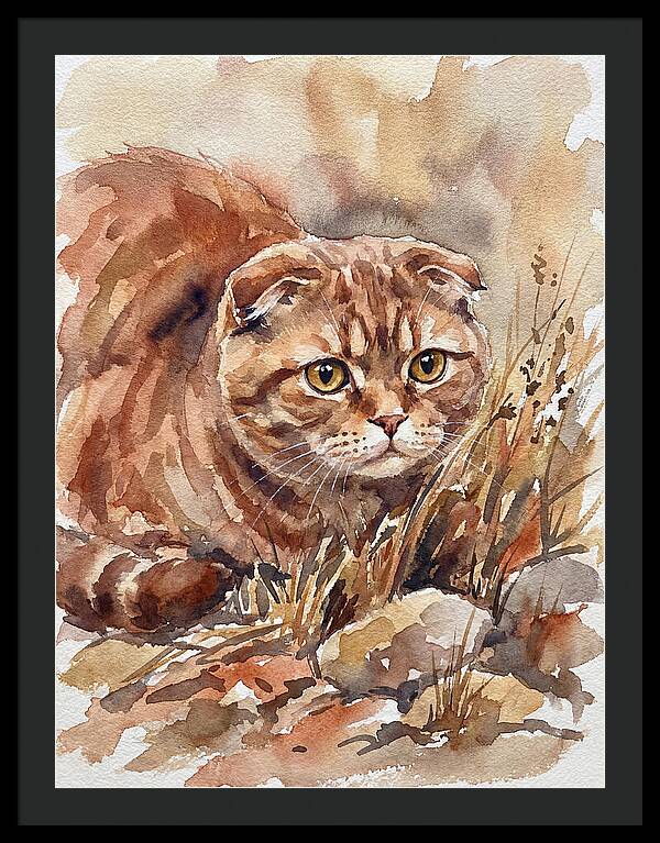 Scottish Fold In Nature
