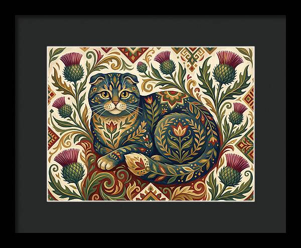 Scottish Fold Surrounded By Nature