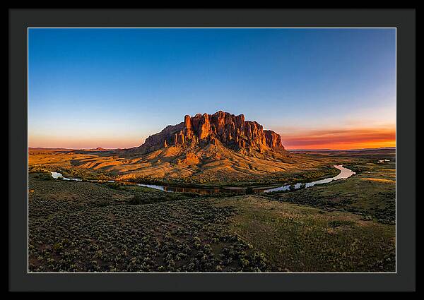 Scotts Bluff Sunset Vista