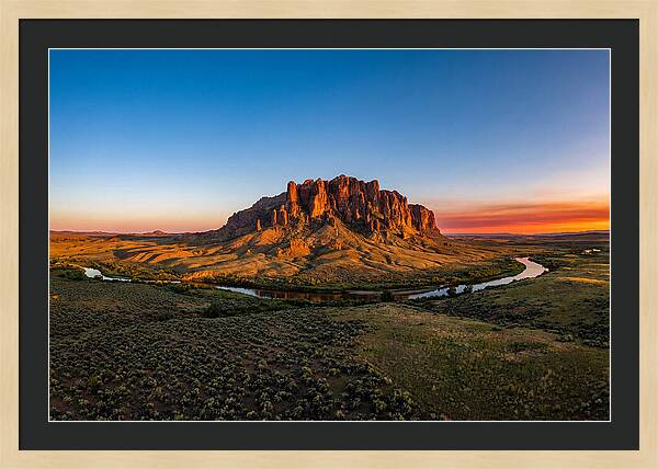 Scotts Bluff Sunset Vista