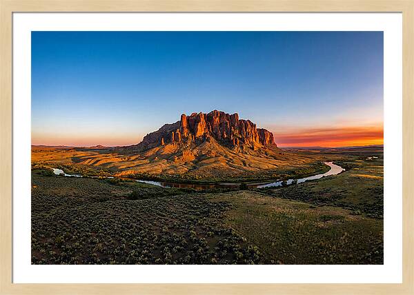Scotts Bluff Sunset Vista