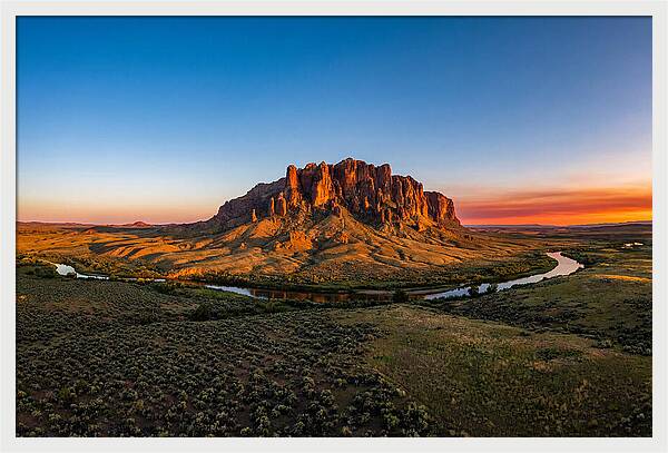 Scotts Bluff Sunset Vista