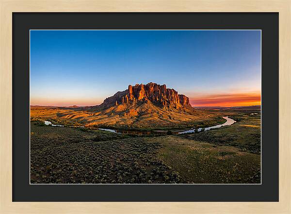 Scotts Bluff Sunset Vista