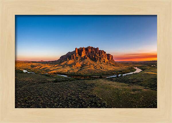 Scotts Bluff Sunset Vista
