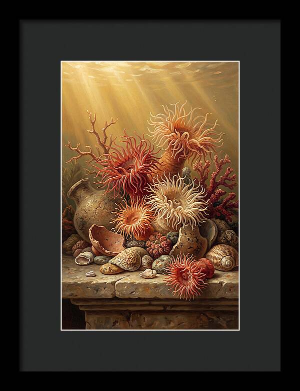 Sea Anemones Among Coral