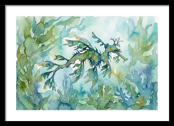 Sea Dragon Among Seaweed
