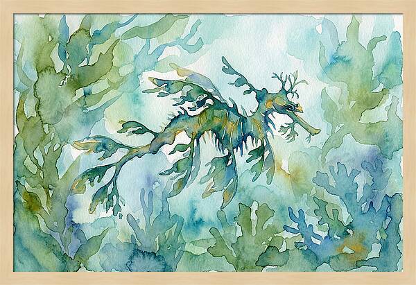 Sea Dragon Among Seaweed