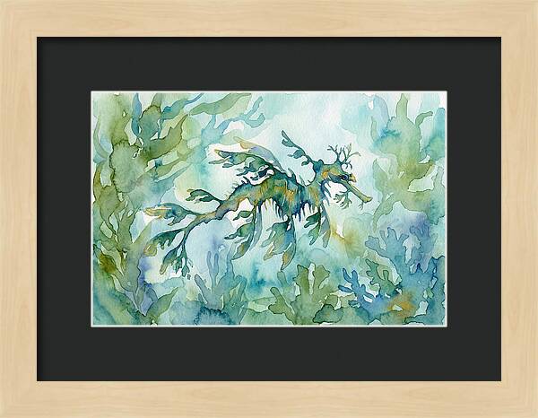 Sea Dragon Among Seaweed