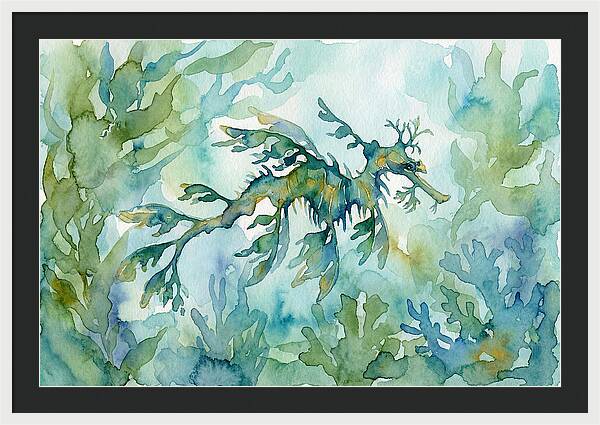 Sea Dragon Among Seaweed