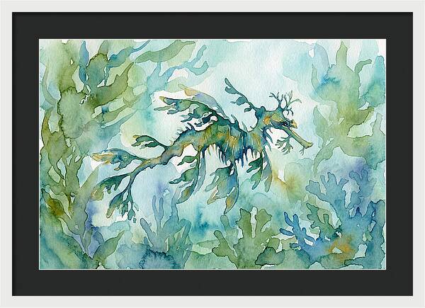 Sea Dragon Among Seaweed