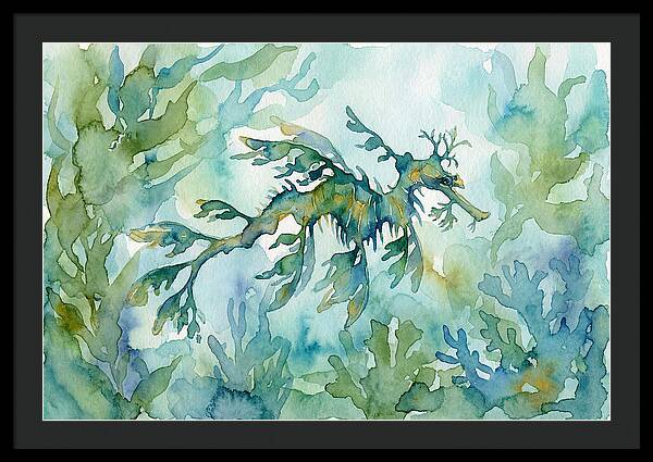 Sea Dragon Among Seaweed