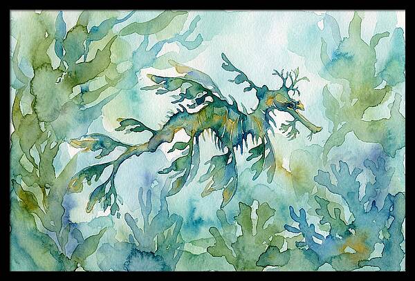 Sea Dragon Among Seaweed