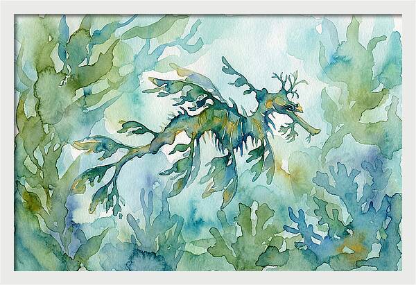 Sea Dragon Among Seaweed