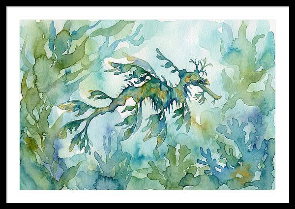 Sea Dragon Among Seaweed