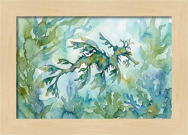 Sea Dragon Among Seaweed