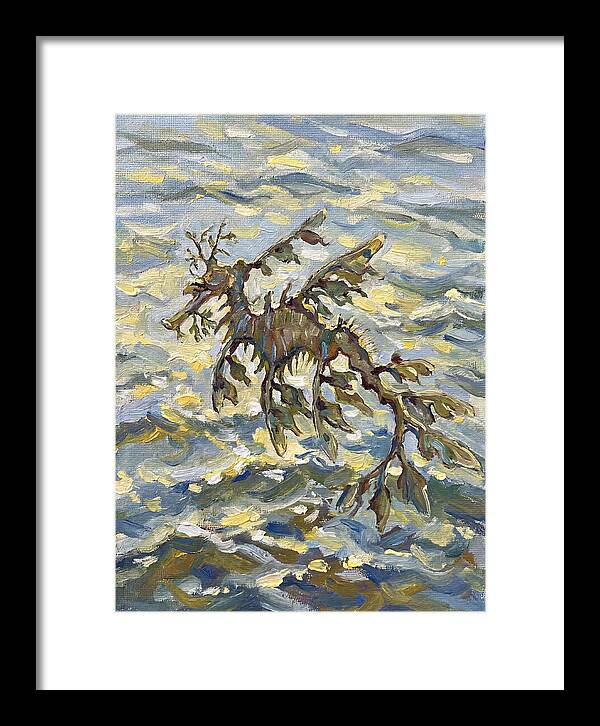 Sea Dragon Among Waves