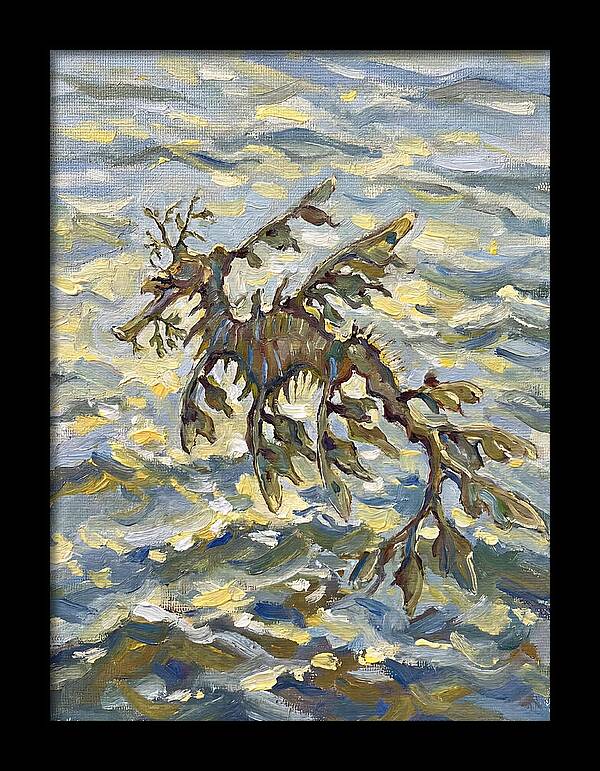 Sea Dragon Among Waves