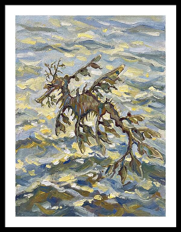 Sea Dragon Among Waves