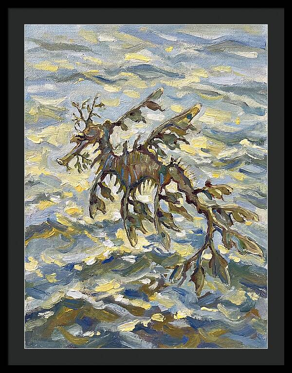 Sea Dragon Among Waves