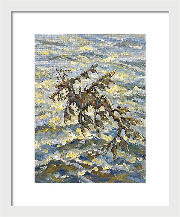 Sea Dragon Among Waves