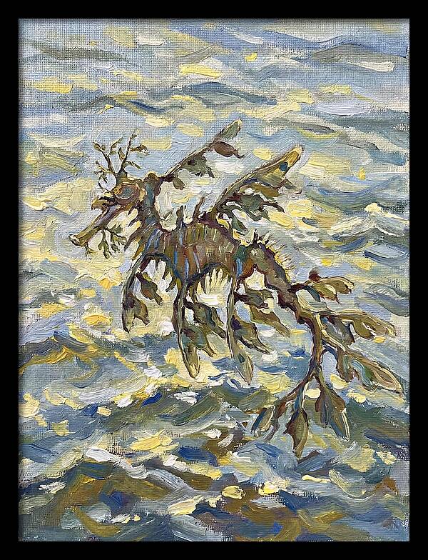 Sea Dragon Among Waves