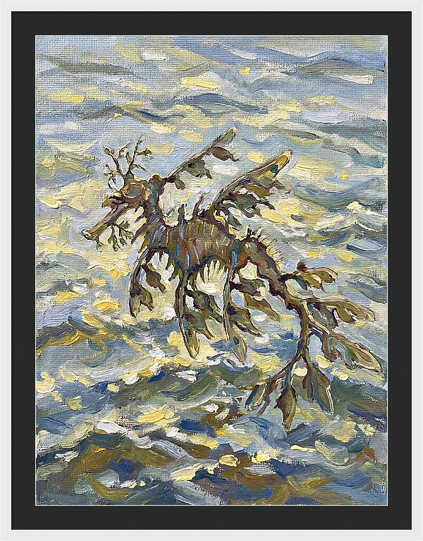 Sea Dragon Among Waves