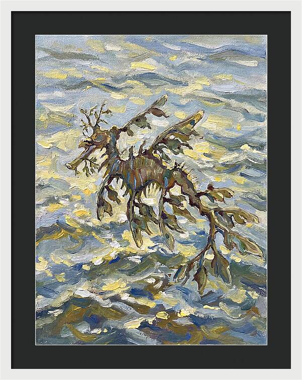 Sea Dragon Among Waves