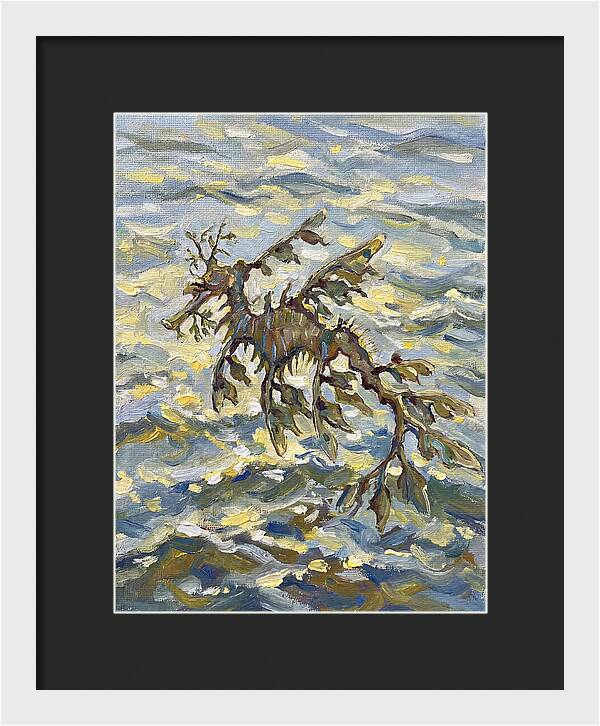 Sea Dragon Among Waves