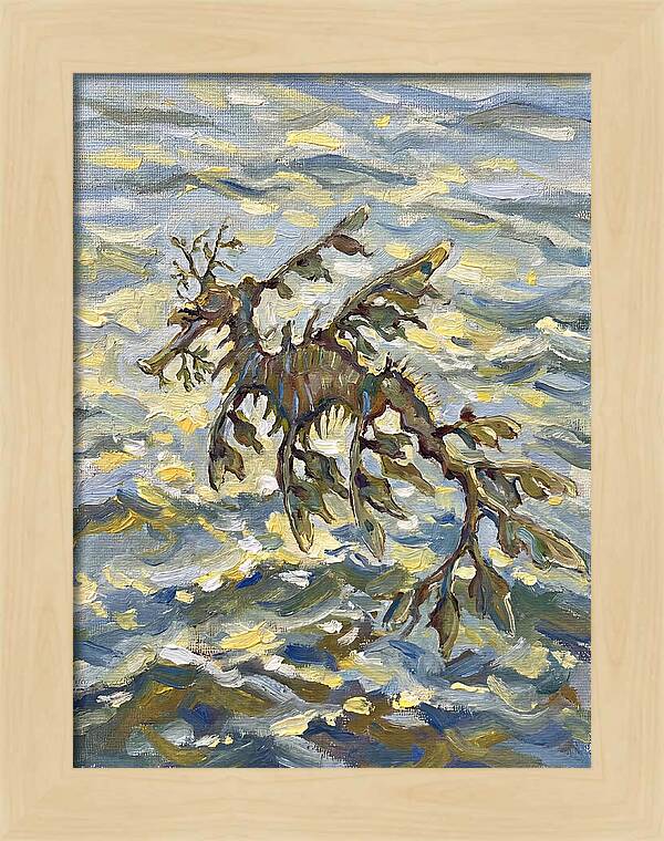 Sea Dragon Among Waves
