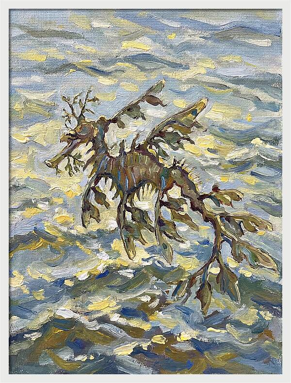 Sea Dragon Among Waves