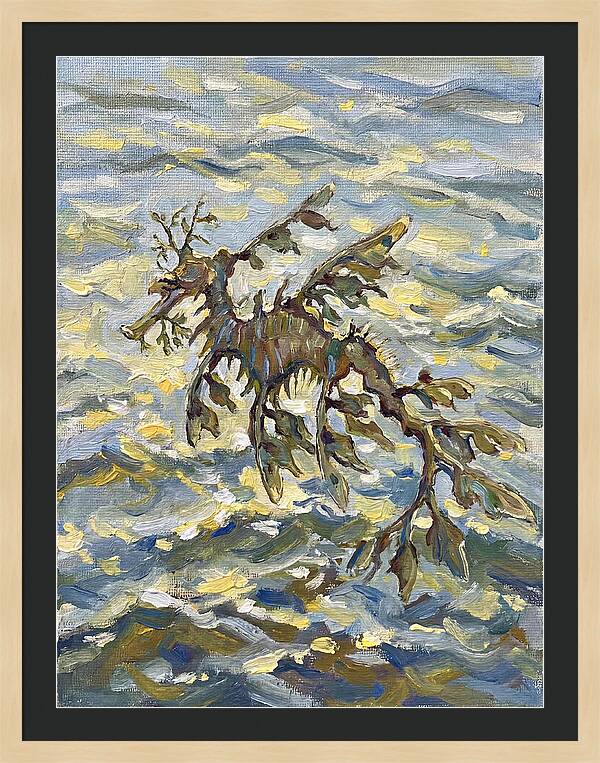 Sea Dragon Among Waves