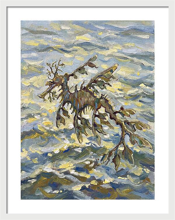 Sea Dragon Among Waves