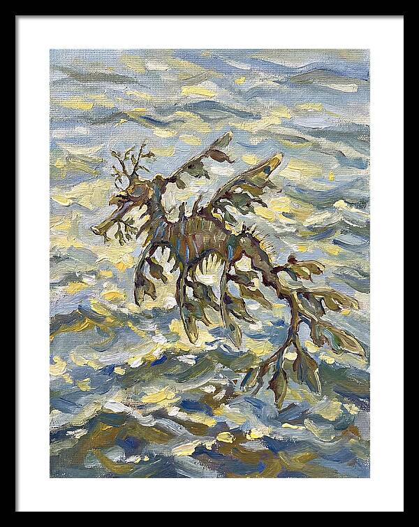 Sea Dragon Among Waves
