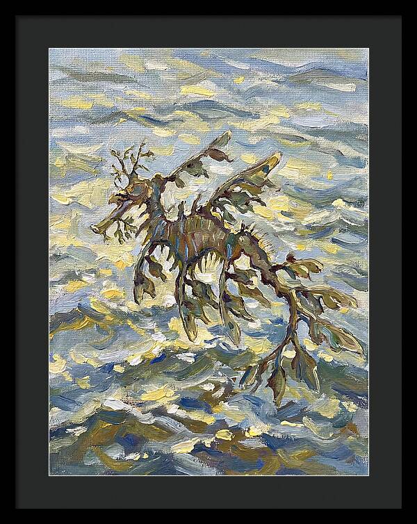 Sea Dragon Among Waves