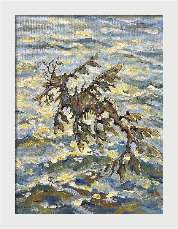 Sea Dragon Among Waves