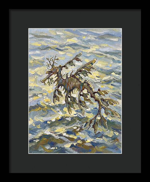Sea Dragon Among Waves