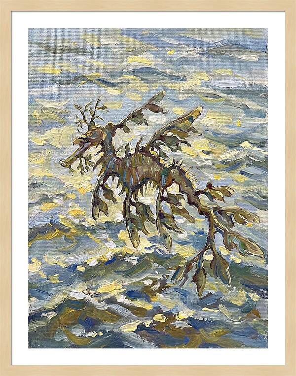Sea Dragon Among Waves