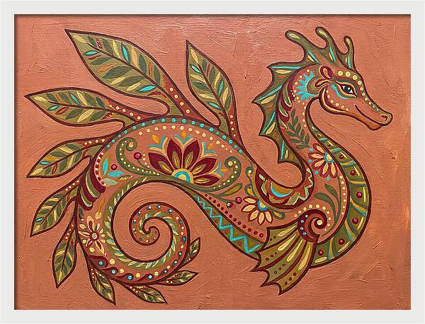 Sea Dragon Folk Art