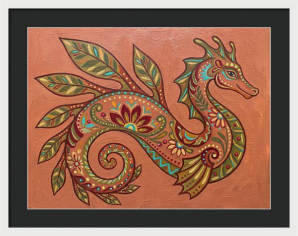 Sea Dragon Folk Art