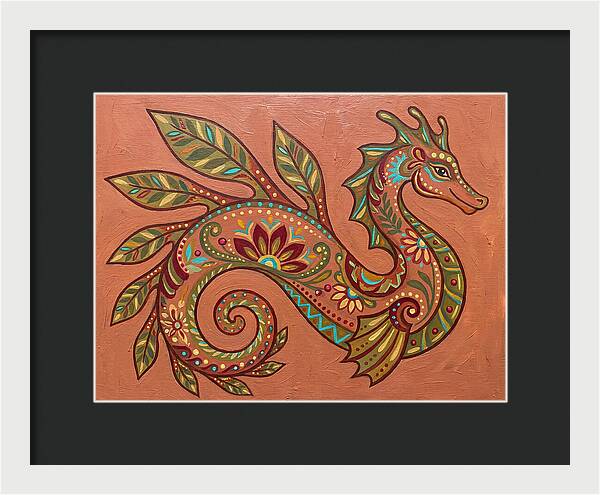 Sea Dragon Folk Art