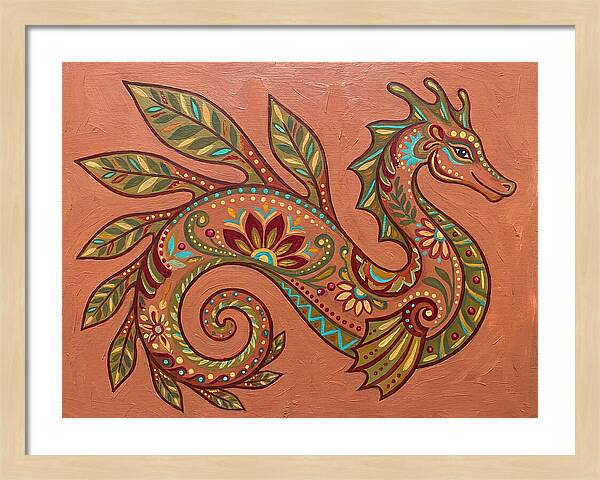 Sea Dragon Folk Art