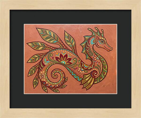 Sea Dragon Folk Art