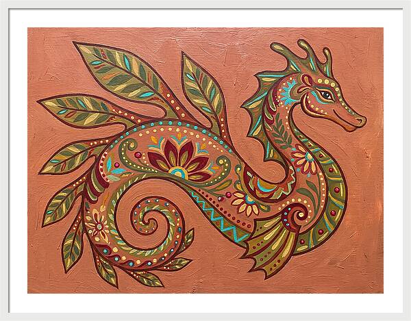 Sea Dragon Folk Art