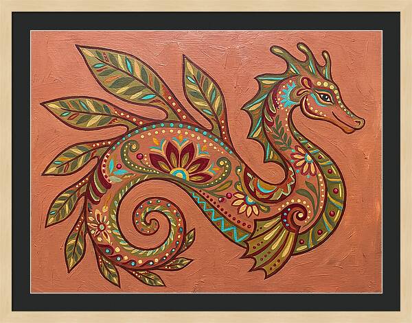 Sea Dragon Folk Art