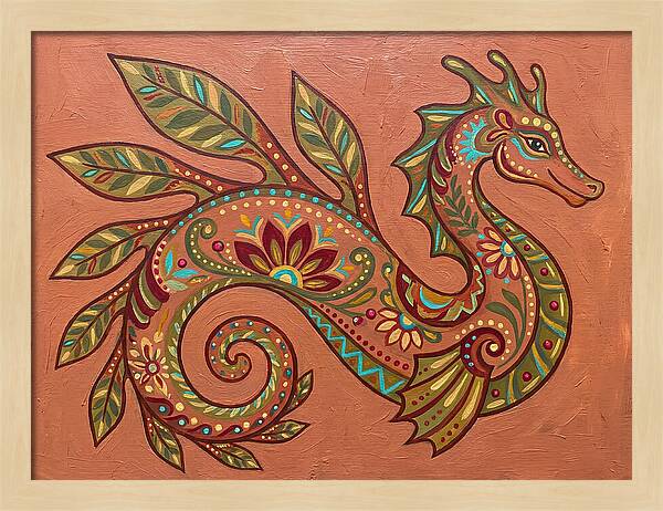 Sea Dragon Folk Art