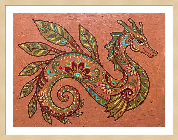 Sea Dragon Folk Art