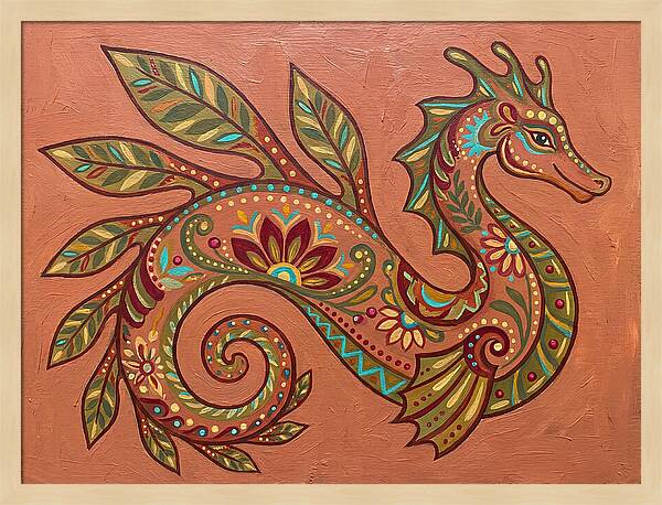 Sea Dragon Folk Art