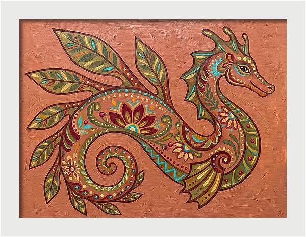 Sea Dragon Folk Art